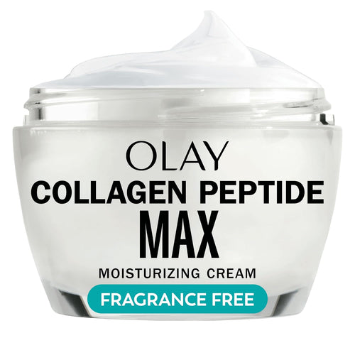 Olay Collagen Peptide Face Moisturizer, Firming Cream for Women, Fragrance-Free, Non-Greasy - Hydrating, Anti-Aging, Anti-Wrinkle, Smoothing of Fine Lines, Tightening Skin Care - Niacinamide, 1.7 Oz