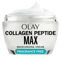 Olay Collagen Peptide Face Moisturizer, Firming Cream for Women, Fragrance-Free, Non-Greasy - Hydrating, Anti-Aging, Anti-Wrinkle, Smoothing of Fine Lines, Tightening Skin Care - Niacinamide, 1.7 Oz
