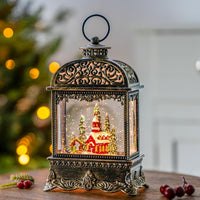 Christmas Snow Globes, Adoration of The Magi Nativity Manger Scene, Silent Night Music Water Lantern, Holiday Decorations Gifts for Family, Children or Friends