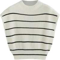 CIDER Women's Casual Sleeveless Knit Vest Sweater Pullover Stylish and Comfortable Plus Size