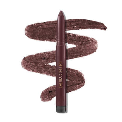 LAURA GELLER NEW YORK Kajal Longwear Kohl Eyeliner Pencil - Soft Black Kohl - Caffeine and Vitamin E - Smooth & Blendable Liner - Built-In Sharpener