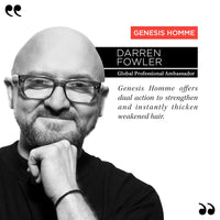 Kerastase Genesis Homme Bain De Force Shampoo For Men - Deep Cleansing & Hydrating, For Weakened Hair & Beard, 8.5 Fl Oz