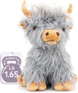 Marysun Microwavable Highland Cow Stuffed Animal - Weighted Stuffed Animal Plush, Heating Pad, Cozy Gift for Girls|Women|Kids|Elderly People