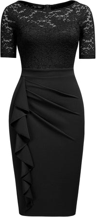 Womens Cocktail Dresses for Wedding Guest Evening Party Church Dress