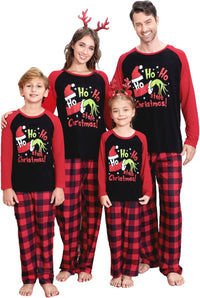 VS&LLWQ Family Christmas Pjs Matching Sets Christmas Pajamas for Family Christmas Elf Pjs Holiday Xmas Jammies Set