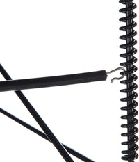 San Jamar Wireworks Cup and Lid Dispenser Fits 8 - 44 Oz. Cups, 3 Tiers with Suction Cup Feet for Restaurants, Fast Food, And Kitchens, Plastic, 8.25 X 20.5 X 22.5 Inches, Black