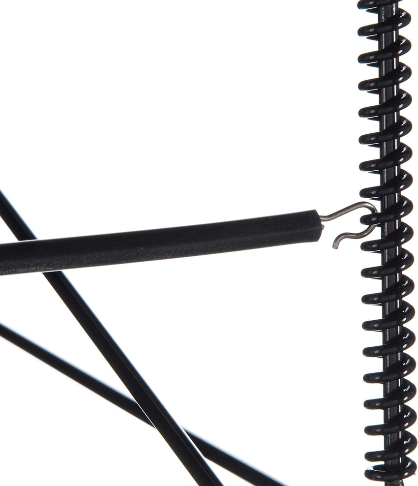 San Jamar Wireworks Cup and Lid Dispenser Fits 8 - 44 Oz. Cups, 3 Tiers with Suction Cup Feet for Restaurants, Fast Food, And Kitchens, Plastic, 8.25 X 20.5 X 22.5 Inches, Black