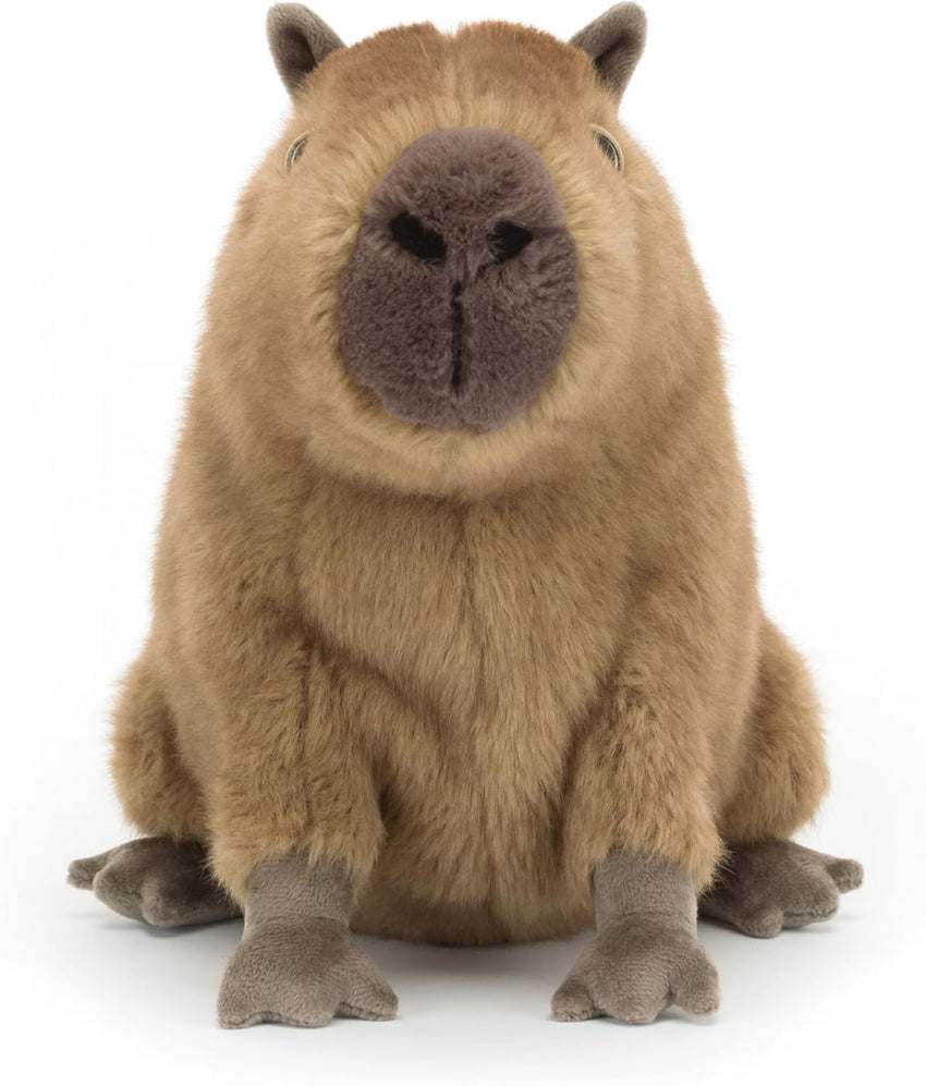 Jellycat Clyde Capybara Stuffed Animal, 9.5 inches - Capybara Plush Toy - Classic Children's Gift