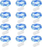 Brightown 12 Pack LED Fairy Lights Battery Operated String Lights - 7ft 20LED Waterproof Silver Wire Firefly Starry Moon Lights for DIY Crafts Wedding Table Centerpieces Party Bedroom Christmas