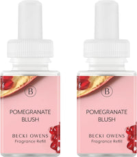 Pura & Becki Owens Home Scent Refill - Smart Home Air Diffuser - Up to 120-Hours of Luxury Fragrance per Refill - Spring & Summer Fragrance - 2 Pack, Coconut Calm