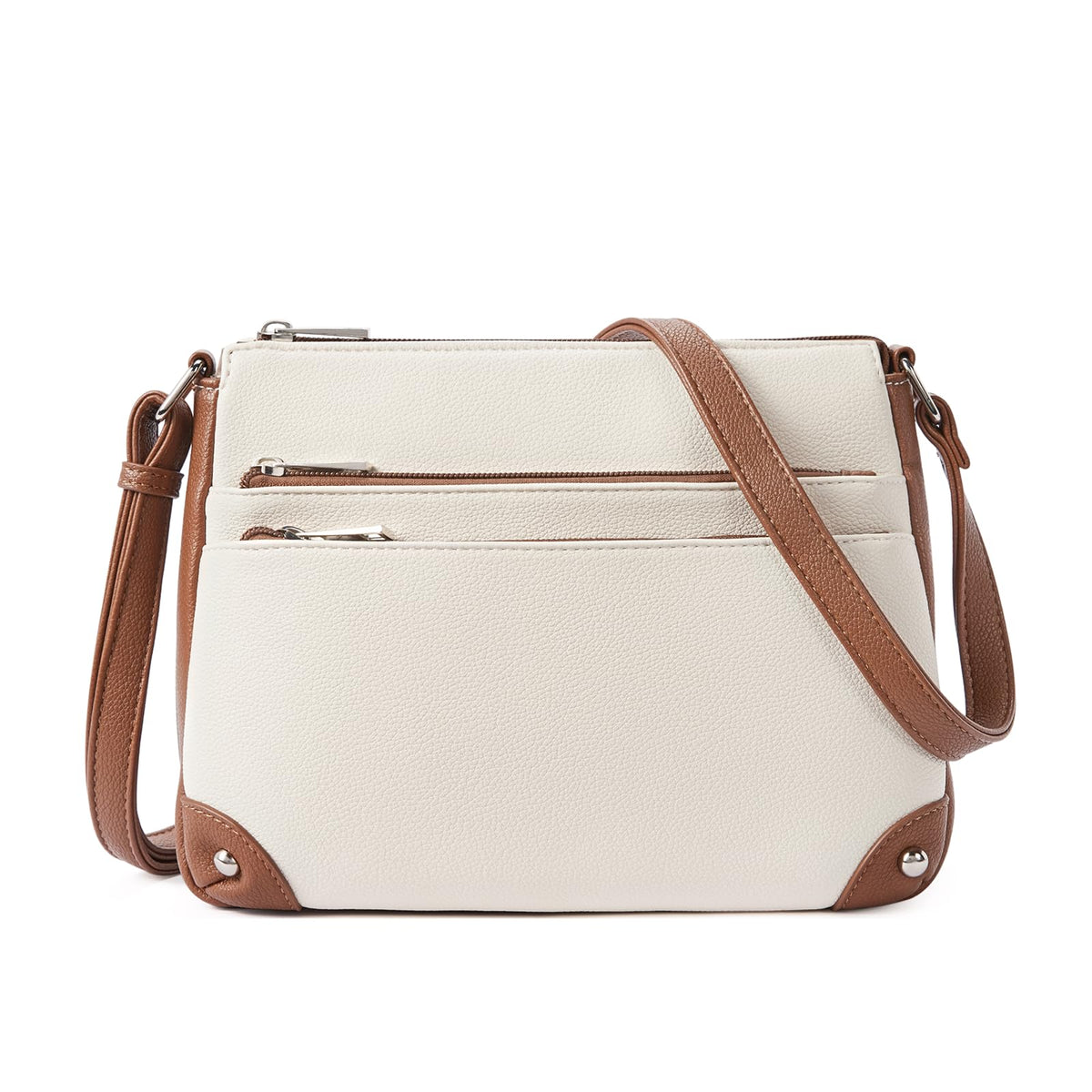 WESTBRONCO Crossbody Bags for Women, Medium Size Shoulder Handbags, Satchel Purse with Multi Zipper Pocket