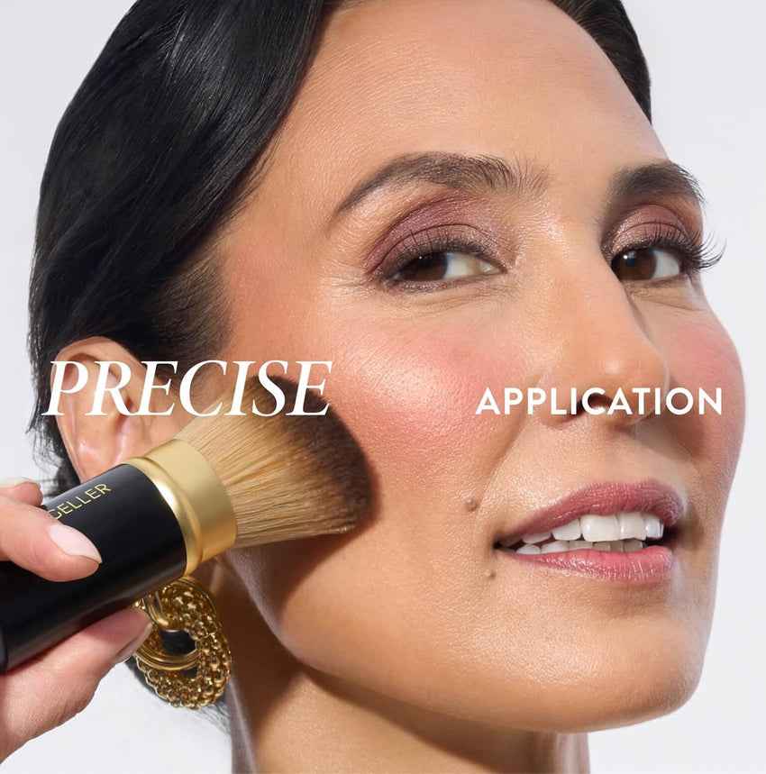 LAURA GELLER NEW YORK Cosmetic Professional Makeup Brushes - Cruelty-Free 02 Retractable Angled Kabuki Brush