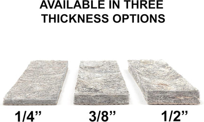 Mohawk Home 8' x 10' Non Slip Grip Rug Pad 1/4" Thick Dual Surface Felt Cushion + Rubber Gripper - Safe for All Floors