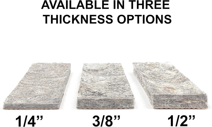 Mohawk Home 8' x 10' Non Slip Grip Rug Pad 1/4" Thick Dual Surface Felt Cushion + Rubber Gripper - Safe for All Floors