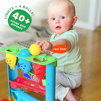 Move2Play, Feed The Fish | Interactive Baby & Toddler Toy | 1, 2+ Year Old Gift & Birthday Present | Boys & Girls Babies Ages 6, 7, 8, 9, 10, 12, 18, 24+ Months Old