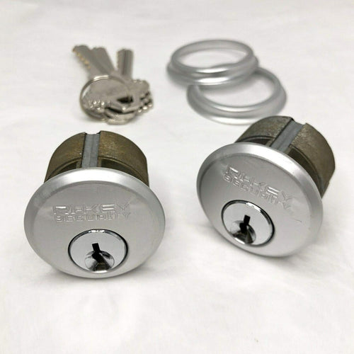 2 Mortise Lock Cylinders 1" for Commercial Store Front Entry Door Adams Rite