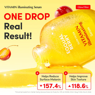 EQQUALBERRY Vitamin Illuminating Serum – Brightening Vitamin C Serum with Niacinamide | Strengthens skin barrier | Hydrates using Ceramide and Hyaluronic Acid, 1.01oz / 30ml