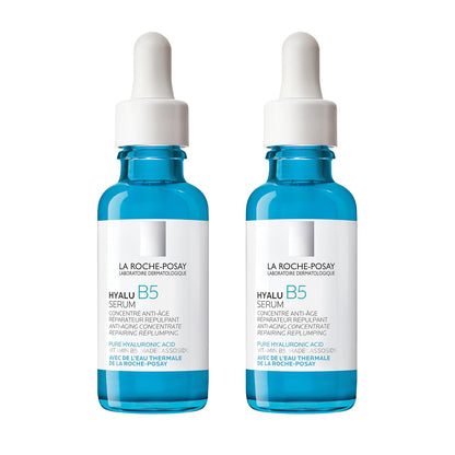 La Roche-Posay Hyalu B5 Pure Hyaluronic Acid Serum for Face, Vitamin B5 + Hyaluronic Acid + Madecassoside, Hydrating Serum Visibly Plumps Skin, Sensitive Skin Safe, Anti Aging, Oil-Free