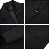 MODFUL Women's 2 Piece Business Suit Pant Set Slim Fit One Button Blazer Jacket Lady Work Suit for Office