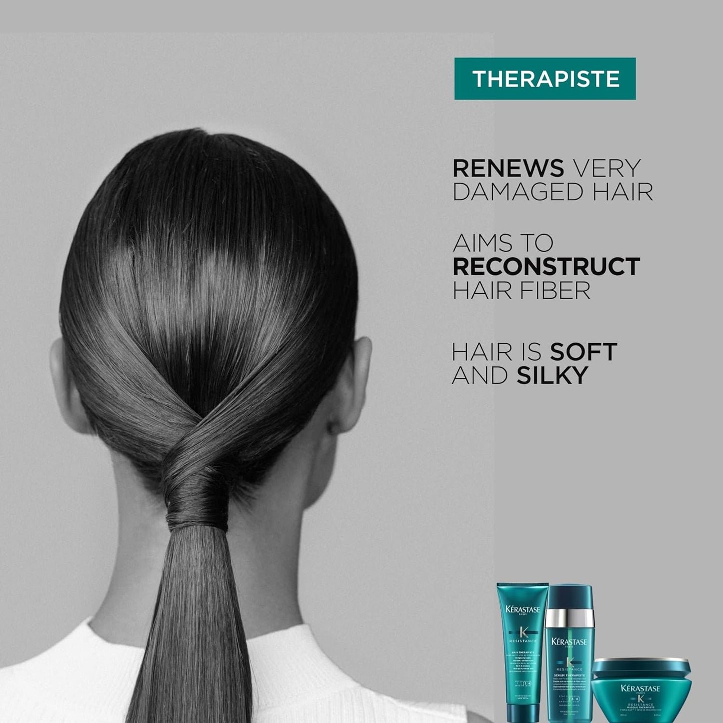 Kerastase Resistance Bain Therapist Balm-in -Shampoo Fiber Quality Renewal Care, 15 Ounce