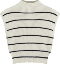 CIDER Women's Mock Neck Sleeveless Sweater Tops Cap Sleeve Sweater Vests Tank Tops