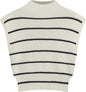 CIDER Women's Mock Neck Sleeveless Sweater Tops Cap Sleeve Sweater Vests Tank Tops