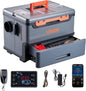 VEVOR Diesel Heater 8KW, DC 12V/24V, All in One Portable Diesel Air Heater with Bluetooth APP Control, Remote Control and LCD Screen, 1.9 Gal Fuel Tank for Trucks, Vans, RVs, Campers, and Garages