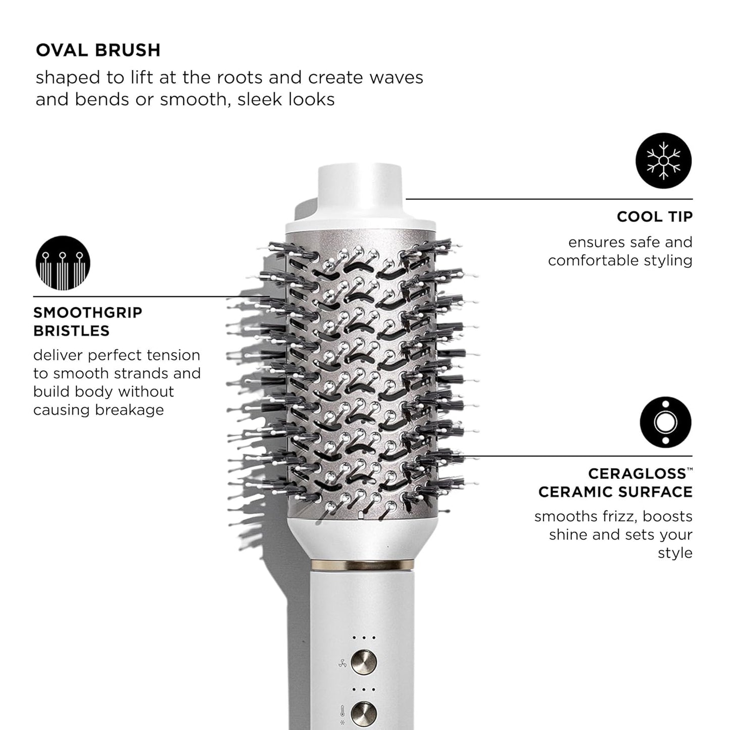 T3 Aire 360 Multi-Styler & Blowout System with Luxe Carrying Case, Rapid Drying Hair Dryer, Ceramic Curling Attachments, Oval Brush & Drying Concentrator | Blowouts & Long-Lasting Curls