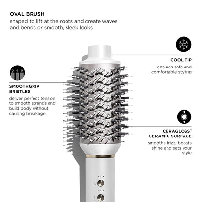 T3 Aire 360 Multi-Styler & Blowout System with Luxe Carrying Case, Rapid Drying Hair Dryer, Ceramic Curling Attachments, Oval Brush & Drying Concentrator | Blowouts & Long-Lasting Curls