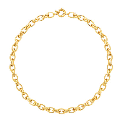 Aobei Pearl 18K Gold Plated Paperclip Chain Choker Satellite Chain Freshwater Cultured Biwa Pearl Pendant Necklace Dainty Turquoise Jewelry for Women