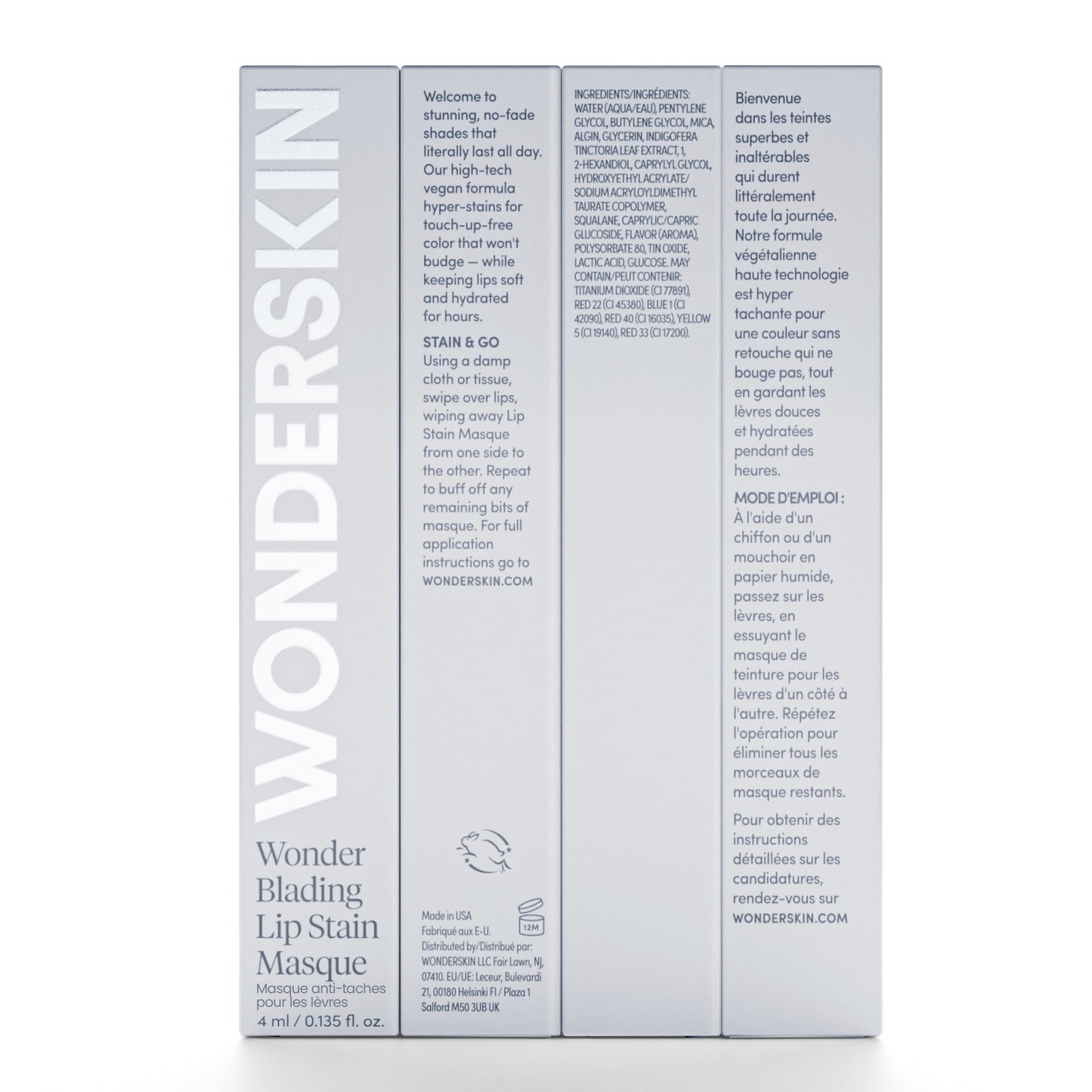 Wonderskin Wonder Blading All Day Lip Stain Peel Off Masque - Long Lasting, Waterproof and Transfer Proof Pink Lip Tint, Matte Finish Peel Off Makeup (Beautiful Masque)