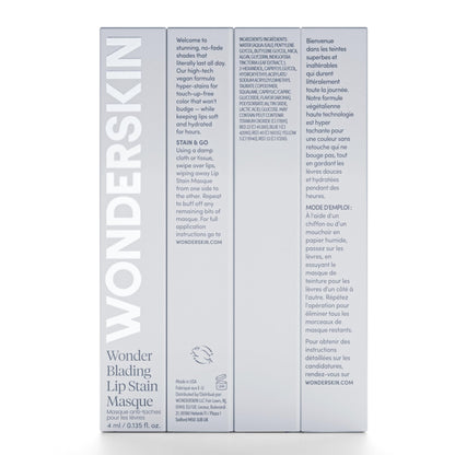 Wonderskin Wonder Blading All Day Lip Stain Peel Off Masque - Long Lasting, Waterproof and Transfer Proof Pink Lip Tint, Matte Finish Peel Off Makeup (Beautiful Masque)