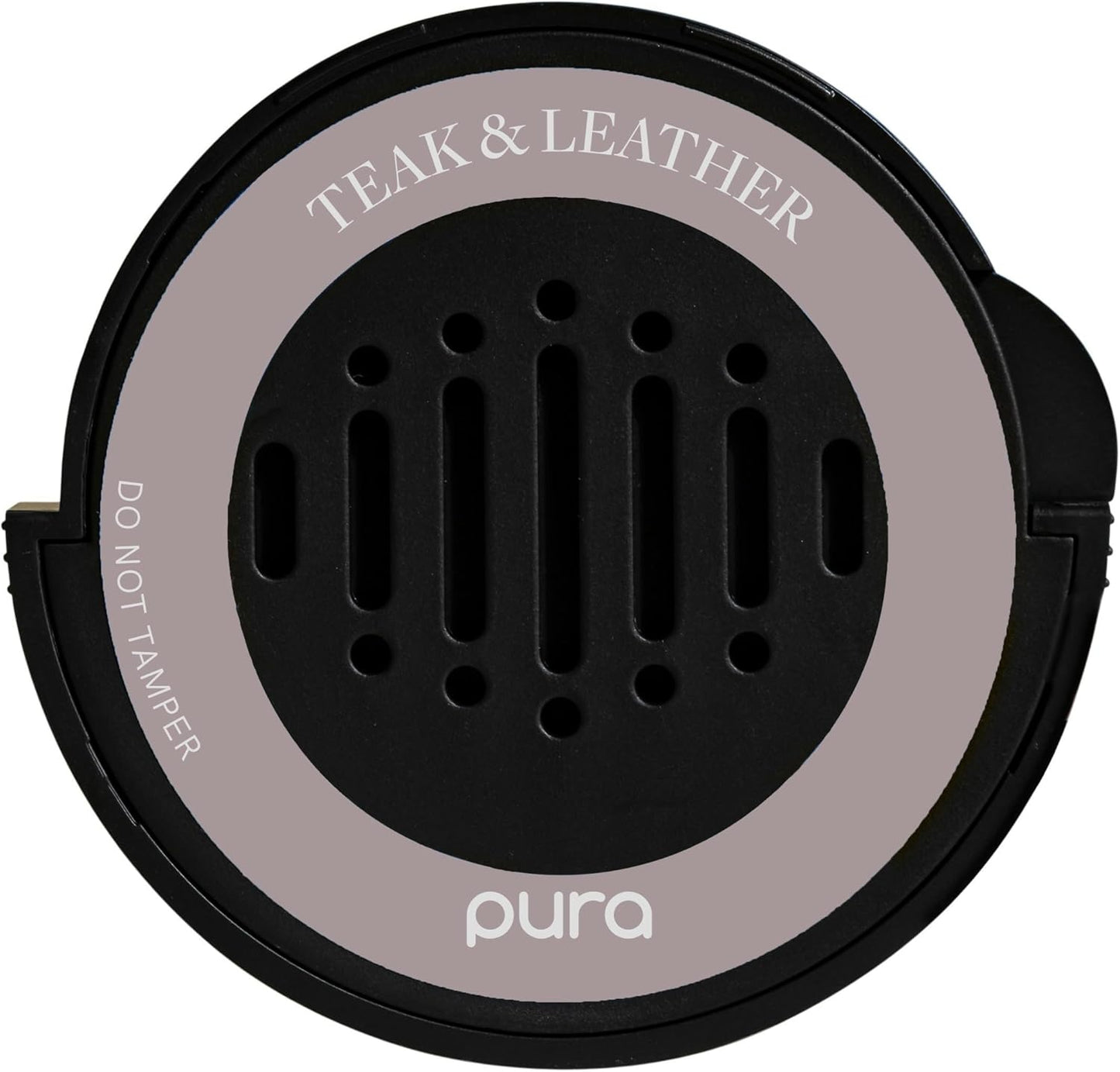 Pura Car Scent Refill - Fragrance for Pura Car Diffuser - Clean & Safe Luxury Diffuser Scent - Long-Lasting Fragrance for 30 Days of Aroma - Teak & Leather