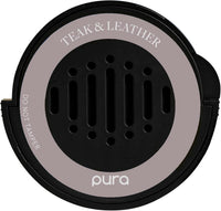 Pura Car Scent Refill - Fragrance for Pura Car Diffuser - Clean & Safe Luxury Diffuser Scent - Long-Lasting Fragrance for 30 Days of Aroma - Teak & Leather