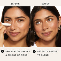 ARCHIDATE Faux Freckle Stamp Pen, Waterproof Fake Freckles Stain Marker with 5-Point Precision Freckle Stamp Cushion, Quick Dry, Long Lasting Freckles Natural Sunkissed Makeup (Light)