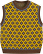 CIDER Sweater Vest Women Sleeveless Cropped Sweaters Cute Graphic Tank Tops Old Money Clothes Fall Outfits