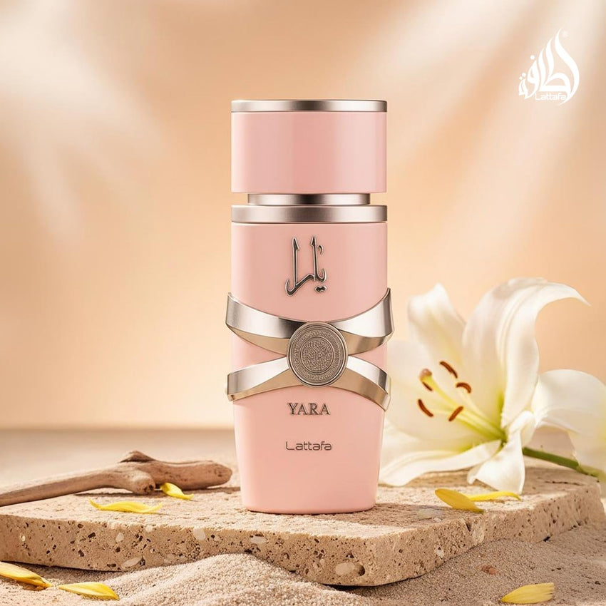 Lattafa Yara - Vanilla, Gourmand, Fruity, Floral - Eau de Parfum Long-Lasting Fragrance for Women, 3.40 Ounce / 100 ml
