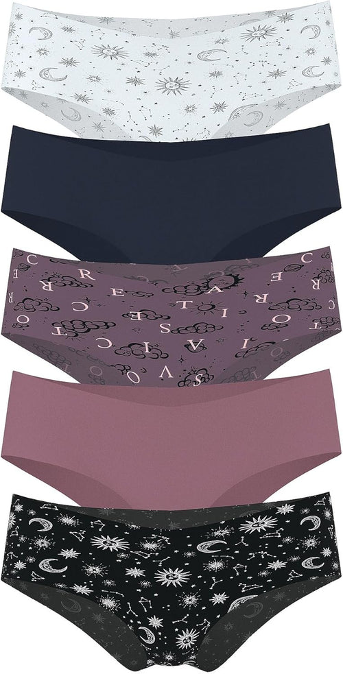 Victoria's Secret Women's No Show Cheeky Underwear, Minimal Coverage Panties for Women, Multi Pack (XS-XXL)