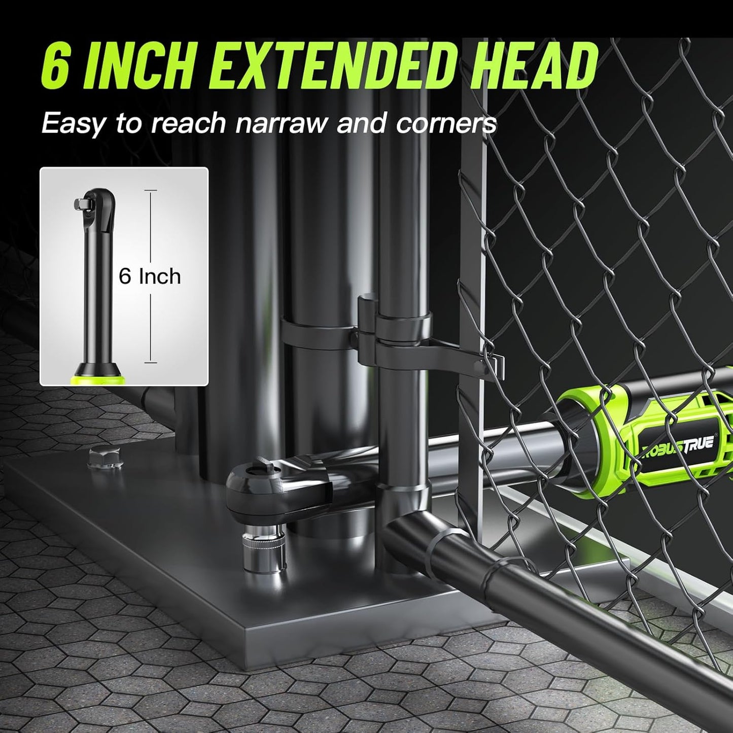 Cordless Ratchet Wrench ‎RH60B+Impact Wrench RT550B