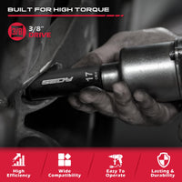 29-Piece 1/2" Drive Impact Socket Set, SAE (3/8 to 1 inch) and Metric (10-24mm) Sizes with Extension Bars Standard Deep Socket Set CR-V Material High Durability Impact Wrench