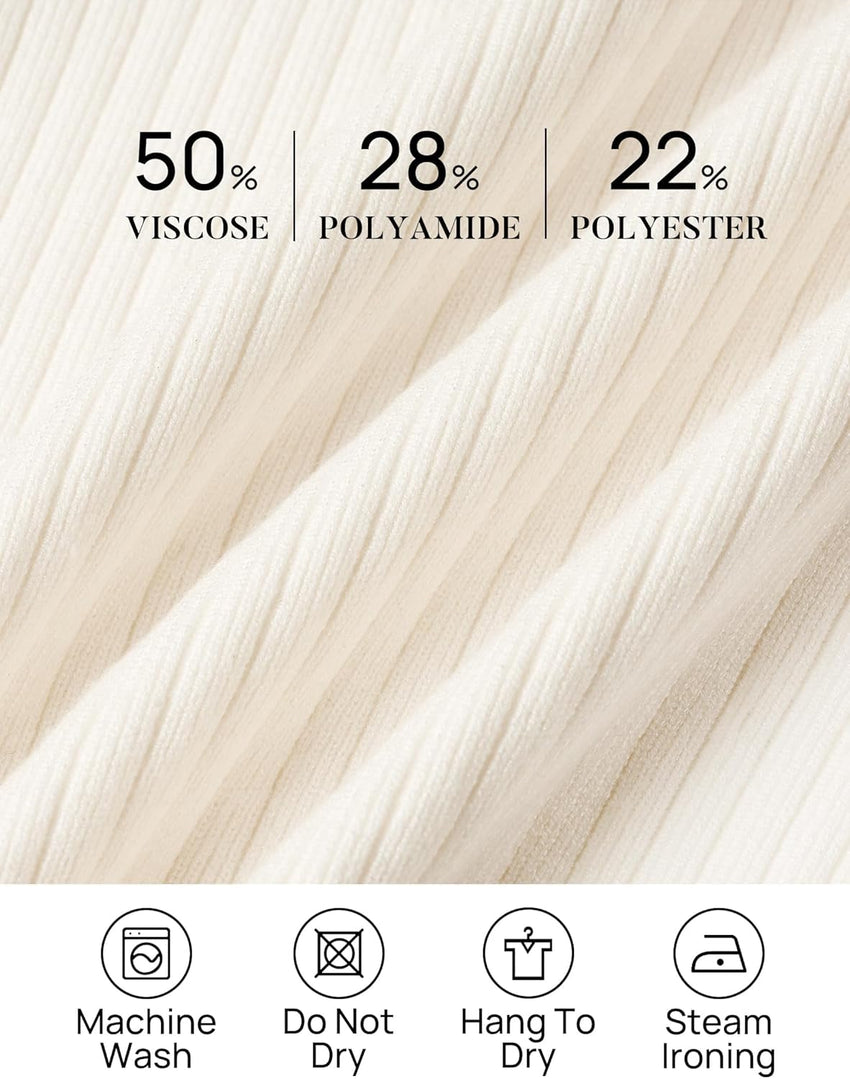 ZESICA Women's 2 Piece Outfits Set 2025 Casual Long Sleeve Knit Pullover Top and Wide Leg Pants Sweatsuit Lounge Sets