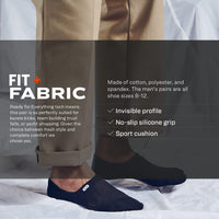 Pair of Thieves Men’s No Show Liner Socks, 4 Pack, Low-Cut Invisible Socks with Silicone Gripper, AMZ Exclusive