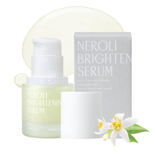 PINKWONDER Neroli Serum 1.01oz (30ml), Niacinamide and Neroli Extract for Glowing Skin, Improve Uneven Skin Tone, Hydrating and Radiance, Suitable for Sensitive Skin, Korean Skincare