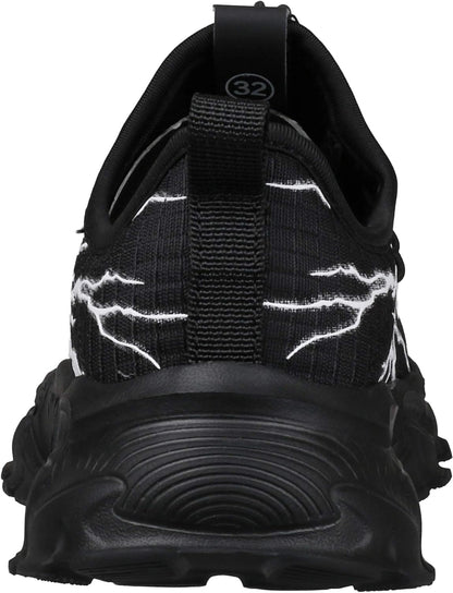 BRONAX Little/Big Boys Comfortable Graffiti Personality Tennis Shoes
