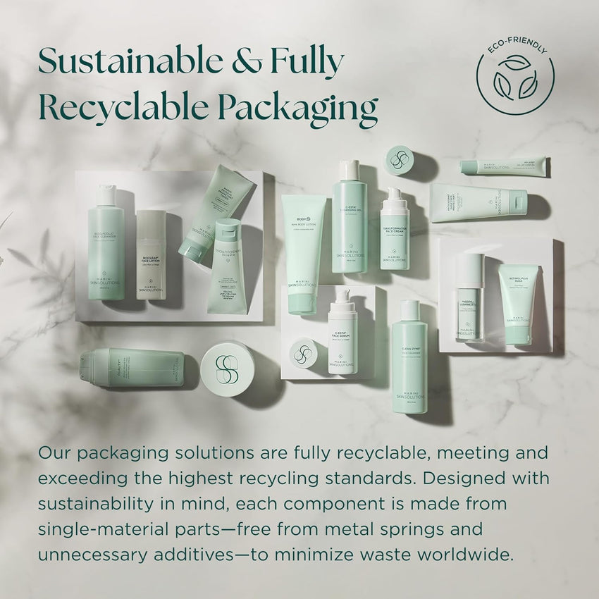 Marini SkinSolutions Transformation Face Cream - Advanced Moisturizer with Anti-Aging Peptides, Growth Factors & Hyaluronic Acid - Cruelty Free - Made in the USA - 1 oz