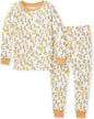 Burt's Bees Baby Girls' Pajamas, 2-Piece Long Sleeve Tee and Pants Organic Cotton PJ Set