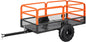 VEVOR ATV UTV Trailer Tow Behind Dump Cart, 1500lbs 15 Cubic Feet, Heavy Duty Yard Garden Trailer Pull Behind Dump Trailer for Lawn Mower Tractor