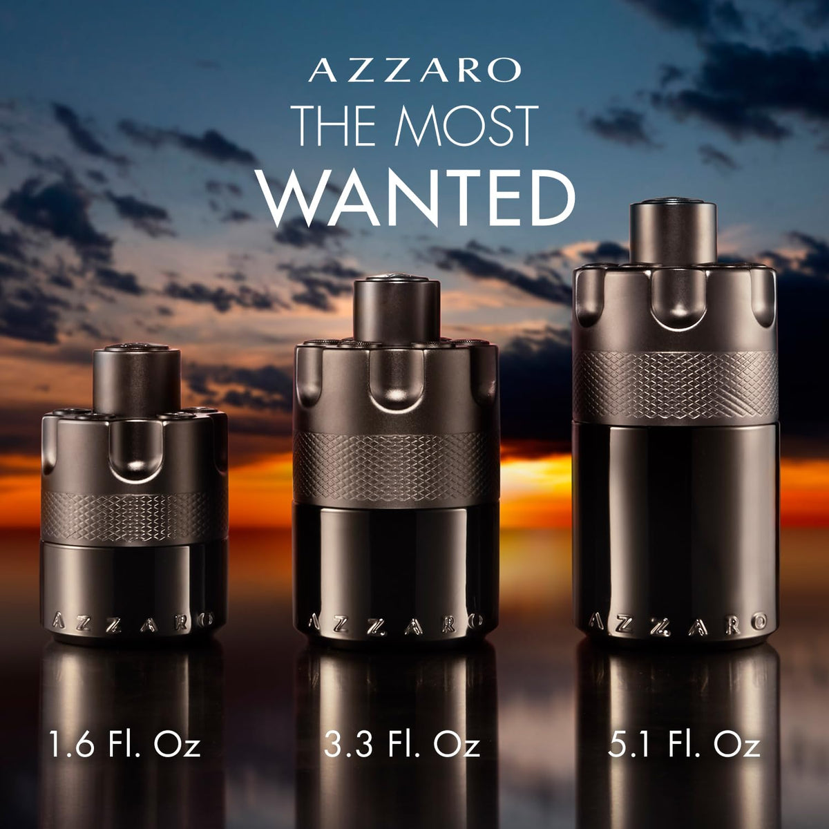 Azzaro The Most Wanted Eau de Parfum Intense - Woody & Seductive Mens Cologne - Fougère, Ambery & Spicy Fragrance for Date Night - Lasting Wear - Luxury Perfumes for Men