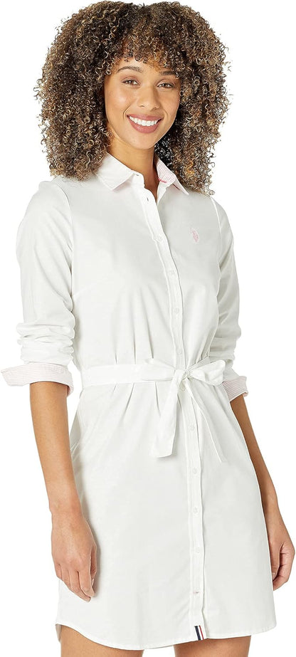 SOLID OXFORD DRESS