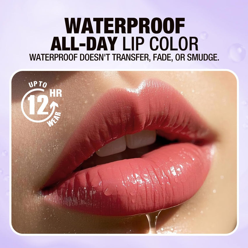 Jolilab Quick Lip Stain Peel Off,Wipe Off,Waterproof,Transfer proof,Highly Pigmented,Ultra Long Lasting Peel Off Lip Makeup With Matte finish for All-day Wear.（Set B）